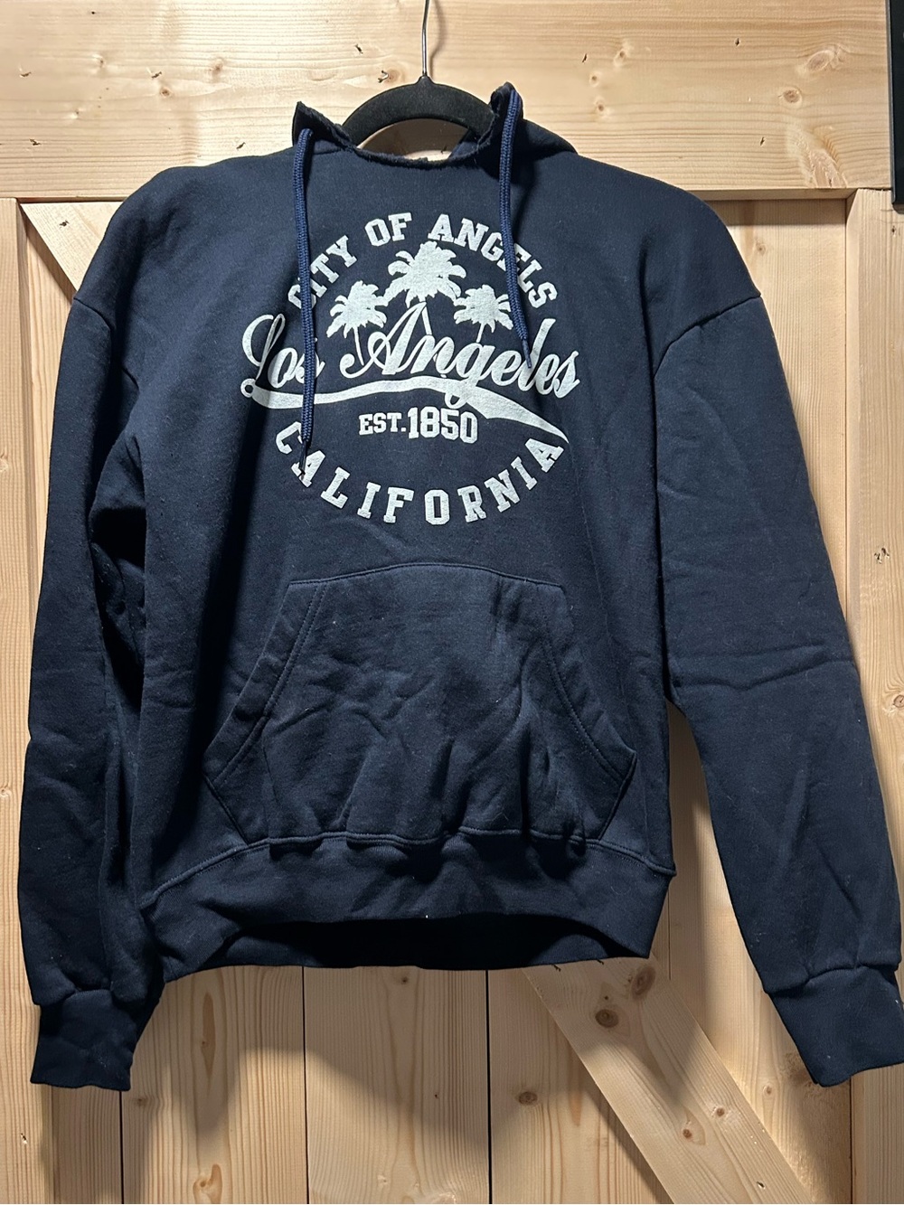 Los Angeles California Navy Hoodie Sweatshirt